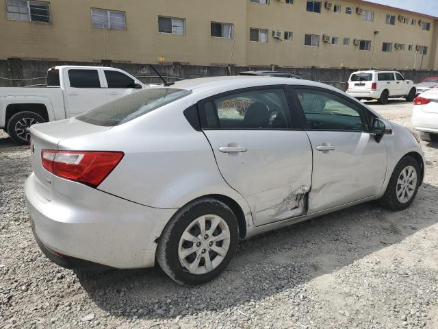 KNADM4A39G6639195 - 2016 KIA RIO LX SILVER photo 3