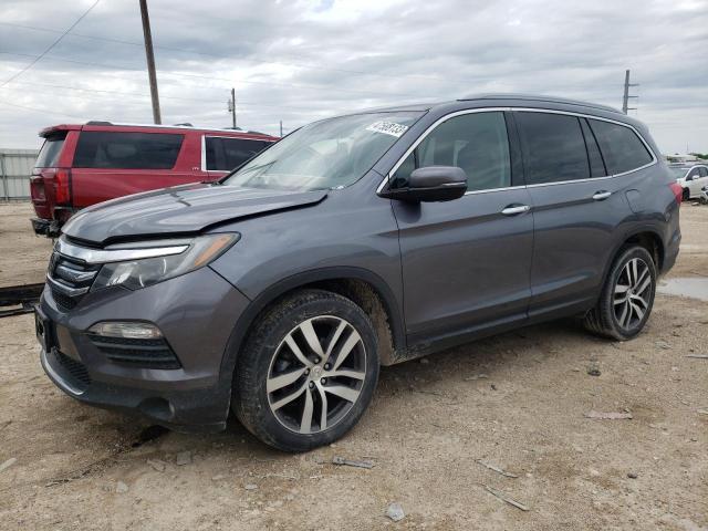 5FNYF6H91GB102992 - 2016 HONDA PILOT TOURING GRAY photo 1