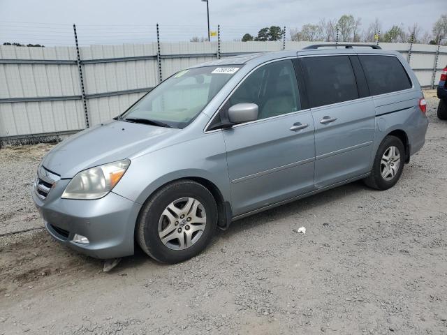 5FNRL38817B088501 - 2007 HONDA ODYSSEY TOURING BLUE photo 1