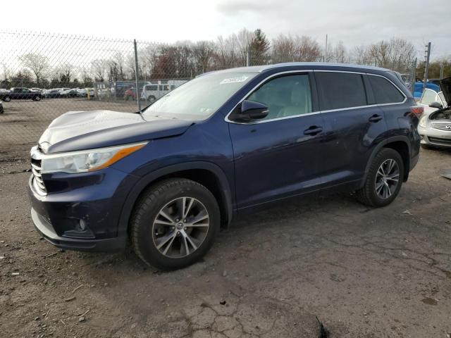 2016 TOYOTA HIGHLANDER XLE, 