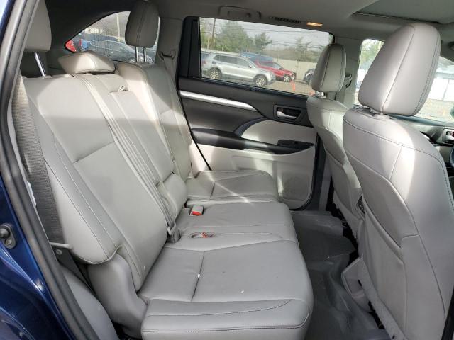 5TDJKRFH0GS303285 - 2016 TOYOTA HIGHLANDER XLE BLUE photo 11