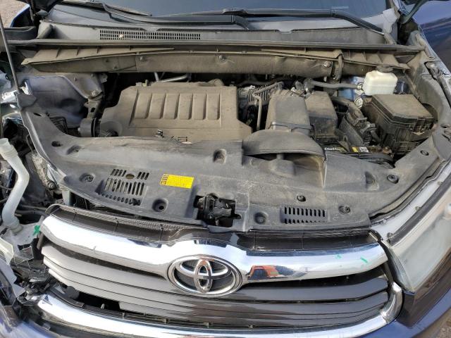 5TDJKRFH0GS303285 - 2016 TOYOTA HIGHLANDER XLE BLUE photo 12