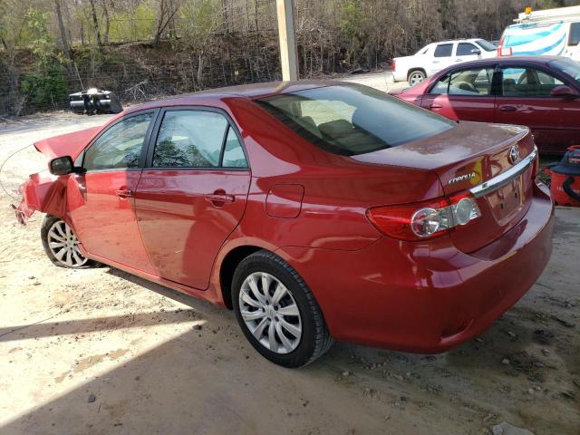 2T1BU4EE7CC914734 - 2012 TOYOTA COROLLA BASE RED photo 2