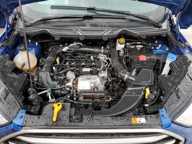 MAJ3S2GE7MC417372 - 2021 FORD ECOSPORT SE Niebieski zdjęcie 11