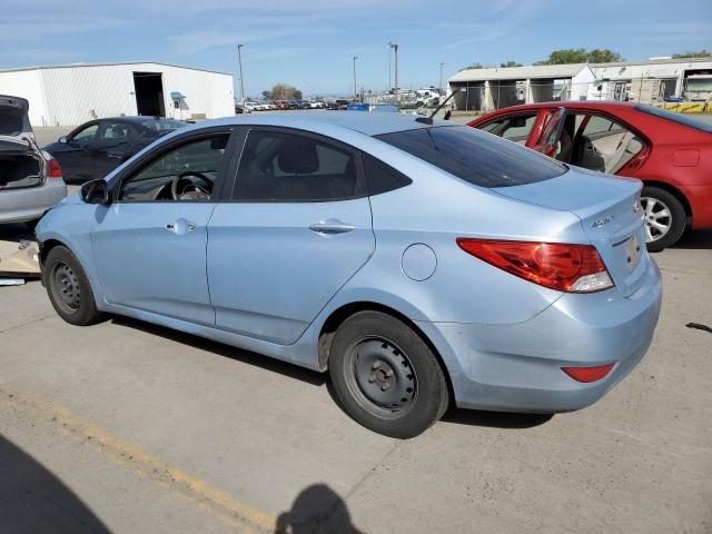 KMHCT4AE4DU531878 - 2013 HYUNDAI ACCENT GLS BLUE photo 2