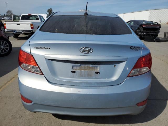 KMHCT4AE4DU531878 - 2013 HYUNDAI ACCENT GLS BLUE photo 6