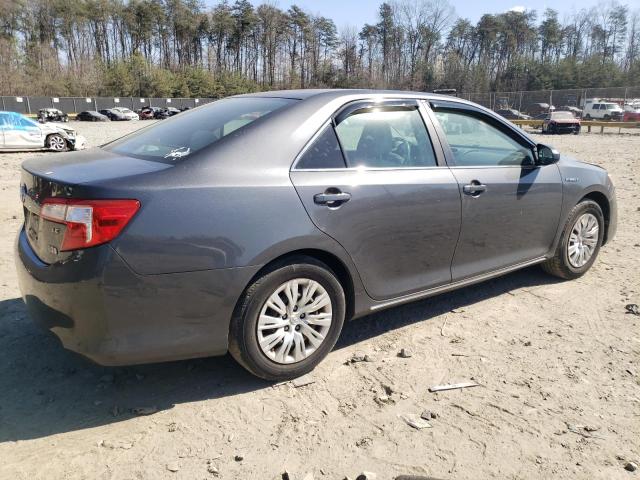 4T1BD1FK9CU009994 - 2012 TOYOTA CAMRY HYBRID GRAY photo 3