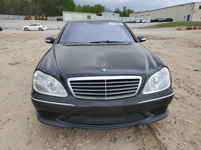 WDBNG70J26A479025 - 2006 MERCEDES-BENZ S 430 BLACK photo 5