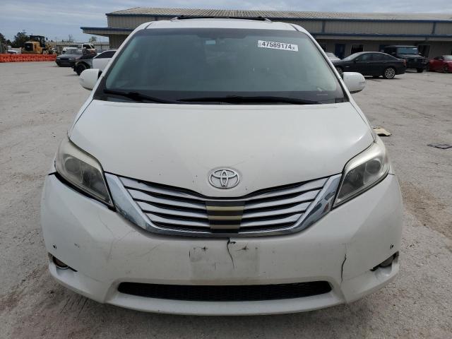 5TDYK3DC6FS642327 - 2015 TOYOTA SIENNA XLE WHITE photo 5