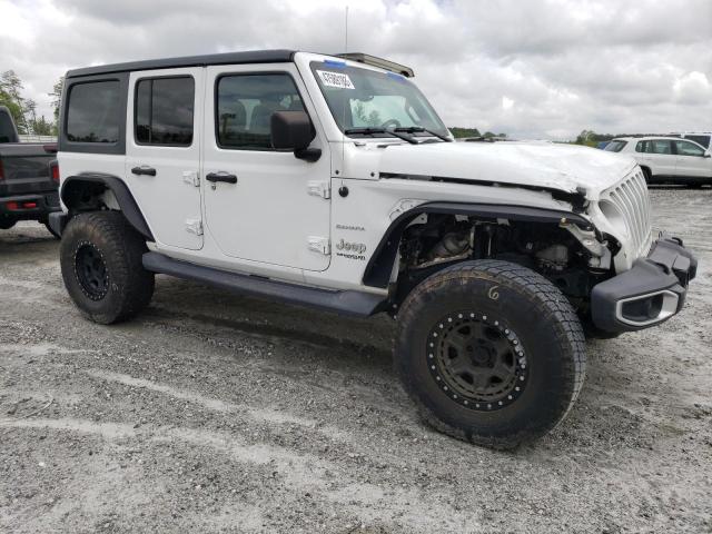 1C4HJXEG6KW576755 - 2019 JEEP WRANGLER U SAHARA WHITE photo 4
