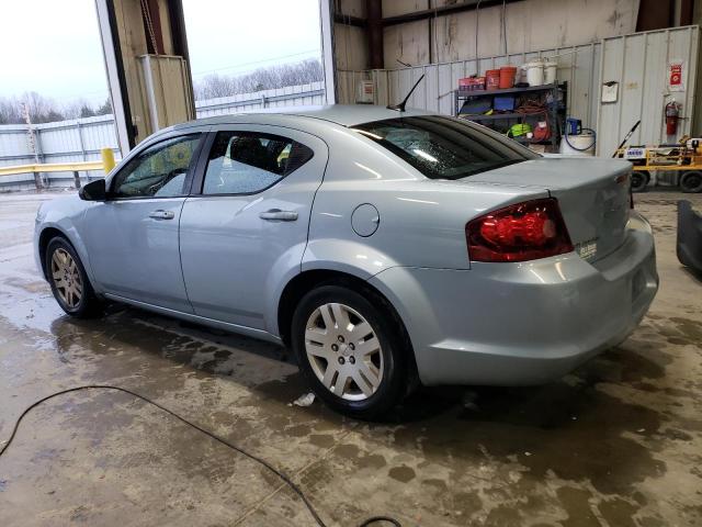 1C3CDZAB4DN631207 - 2013 DODGE AVENGER SE BLUE photo 2