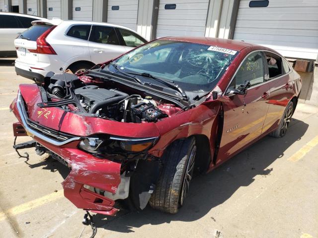 1G1ZD5ST9JF265782 - 2018 CHEVROLET MALIBU LT BURGUNDY photo 1