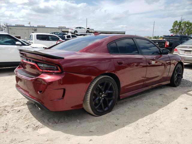 2C3CDXCT3KH523175 - 2019 DODGE CHARGER R/T RED photo 3