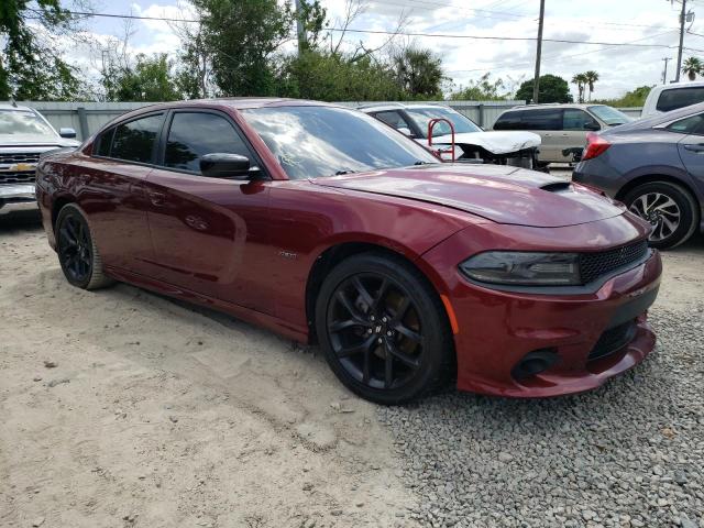 2C3CDXCT3KH523175 - 2019 DODGE CHARGER R/T RED photo 4