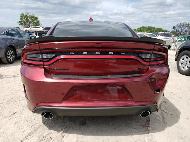 2C3CDXCT3KH523175 - 2019 DODGE CHARGER R/T RED photo 6