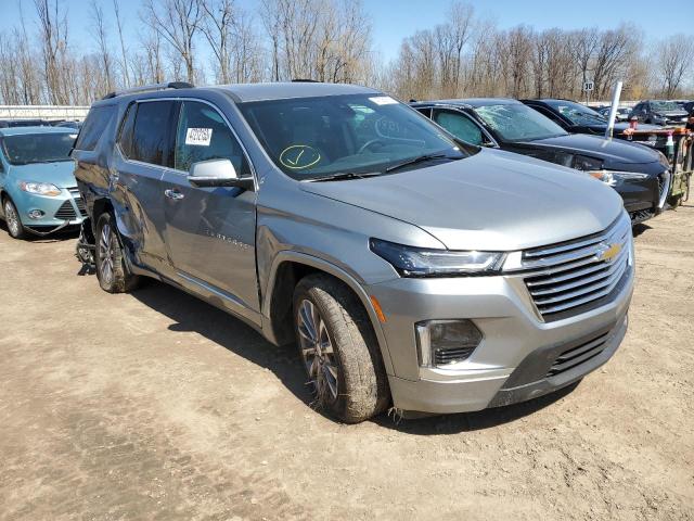 1GNEVKKW7PJ167939 - 2023 CHEVROLET TRAVERSE PREMIER SILVER photo 4