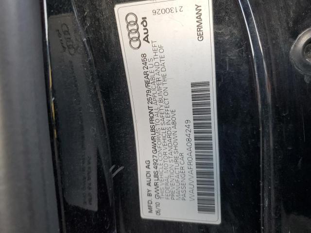 WAUVVAFR0AA084249 - 2010 AUDI S5 PRESTIGE 蓝色 照片 12