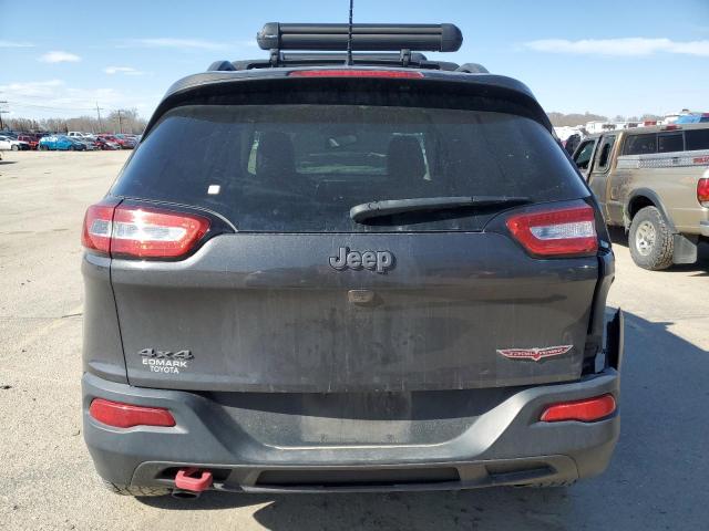 1C4PJMBS4FW790264 - 2015 JEEP CHEROKEE TRAILHAWK GRAY photo 6