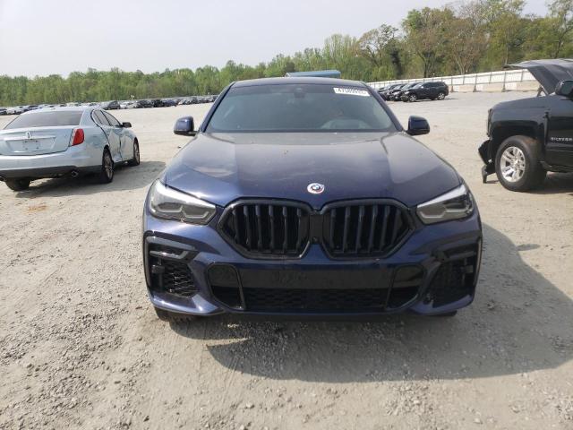 5UXCY8C05N9N04058 - 2022 BMW X6 M50I BLUE photo 5