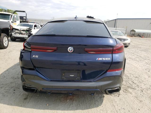 5UXCY8C05N9N04058 - 2022 BMW X6 M50I BLUE photo 6