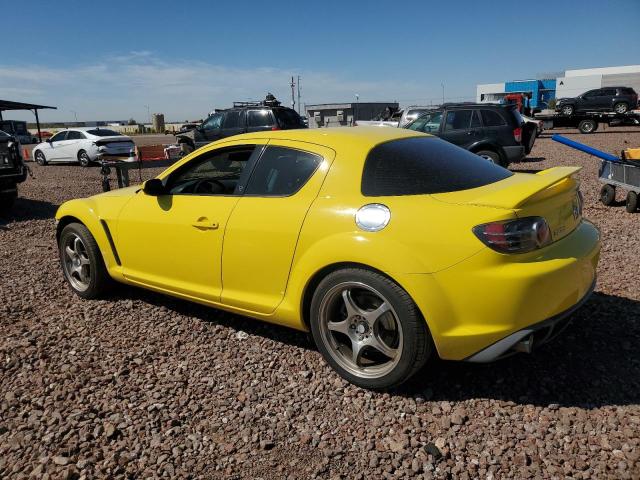 JM1FE173440123551 - 2004 MAZDA RX8 YELLOW photo 2