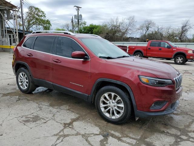 1C4PJLCB7KD203778 - 2019 JEEP CHEROKEE LATITUDE MAROON photo 4