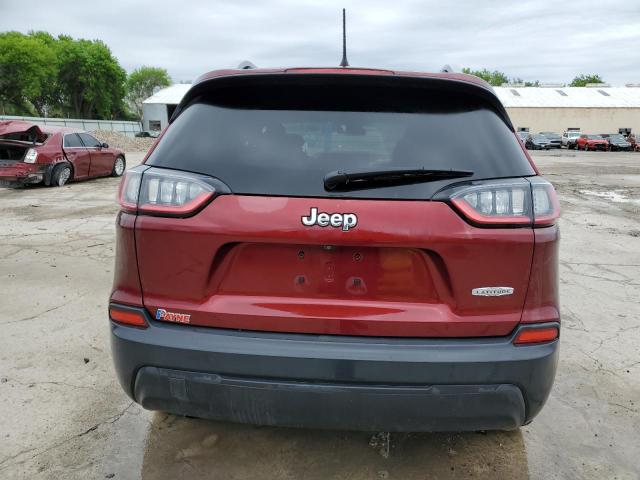 1C4PJLCB7KD203778 - 2019 JEEP CHEROKEE LATITUDE MAROON photo 6