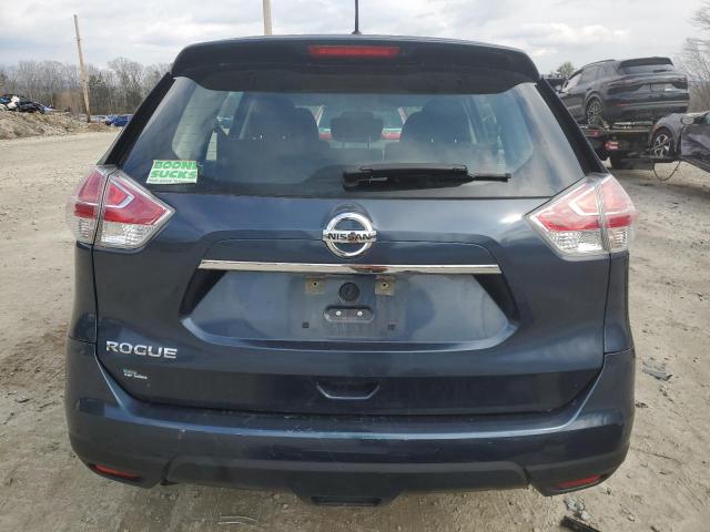 KNMAT2MT7FP522622 - 2015 NISSAN ROGUE S BLUE photo 6