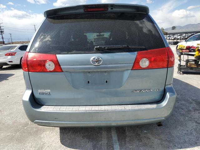 5TDZA23C76S461076 - 2006 TOYOTA SIENNA CE BLUE photo 6