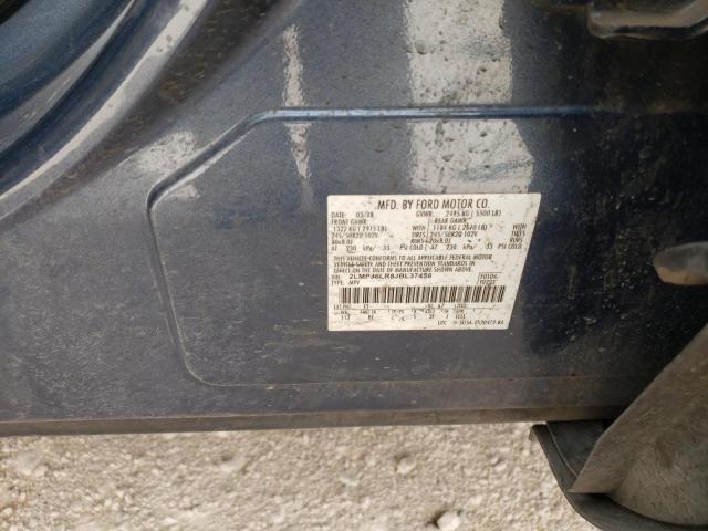 2LMPJ6LR8JBL37458 - 2018 LINCOLN MKX RESERVE Կապույտ լուսանկար 14