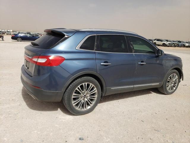 2LMPJ6LR8JBL37458 - 2018 LINCOLN MKX RESERVE Կապույտ լուսանկար 3