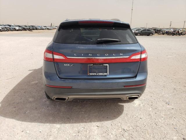 2LMPJ6LR8JBL37458 - 2018 LINCOLN MKX RESERVE Կապույտ լուսանկար 6