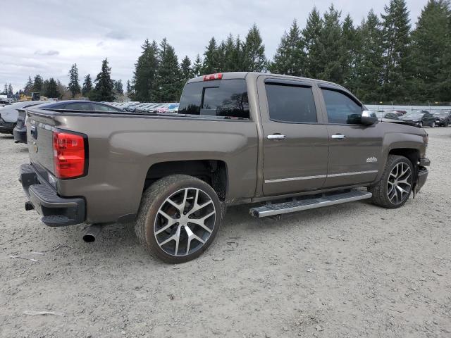 3GCUKTEJ1EG267553 - 2014 CHEVROLET SILVERADO K1500 HIGH COUNTRY BROWN photo 3