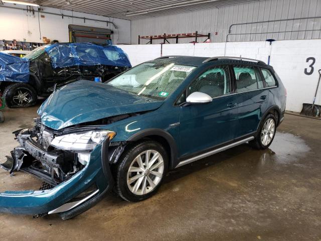 3VWH17AU9JM761714 - 2018 VOLKSWAGEN GOLF ALLTR S GREEN photo 1