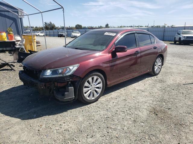 1HGCR2F75FA141184 - 2015 HONDA ACCORD EX BURGUNDY photo 1