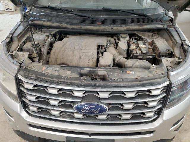 1FM5K8F82HGC13641 - 2017 FORD EXPLORER LIMITED GRAY photo 12