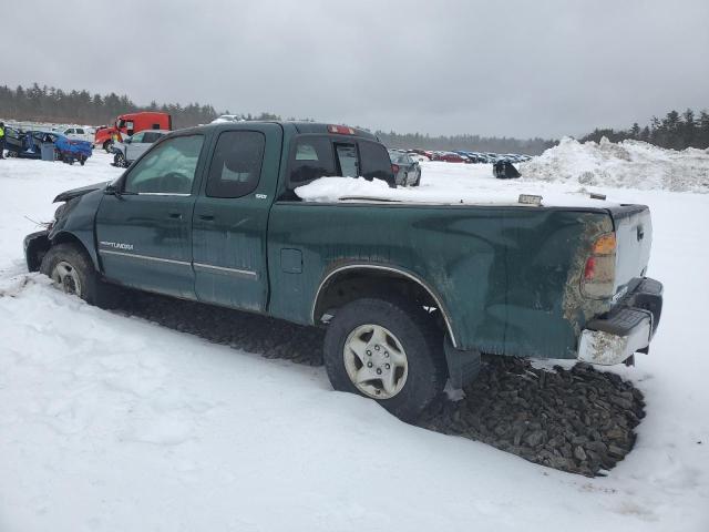 5TBBT44163S356683 - 2003 TOYOTA TUNDRA ACCESS CAB SR5 GREEN photo 2