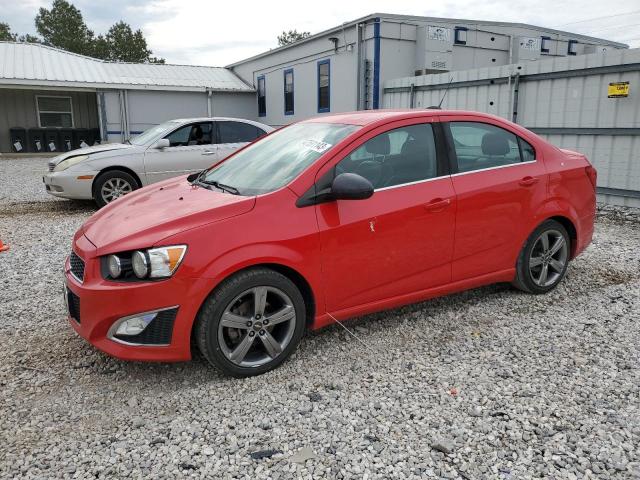 1G1JG5SB1F4173337 - 2015 CHEVROLET SONIC RS RED photo 1