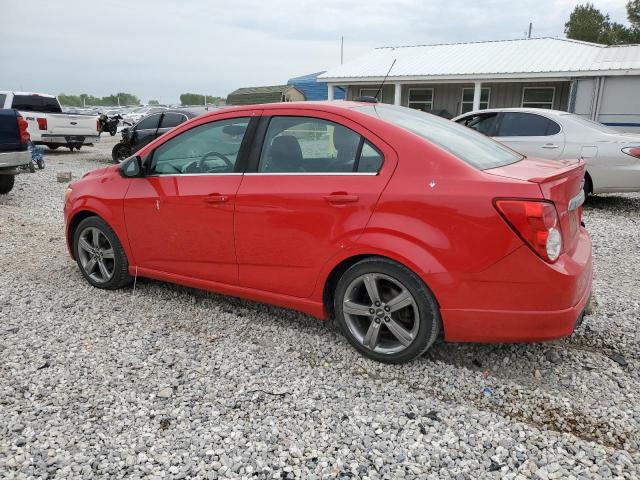 1G1JG5SB1F4173337 - 2015 CHEVROLET SONIC RS RED photo 2