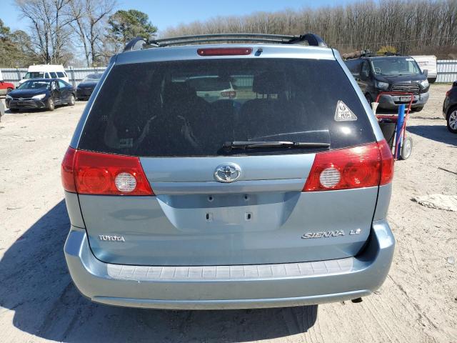 5TDZA23C36S504523 - 2006 TOYOTA SIENNA CE BLUE photo 6