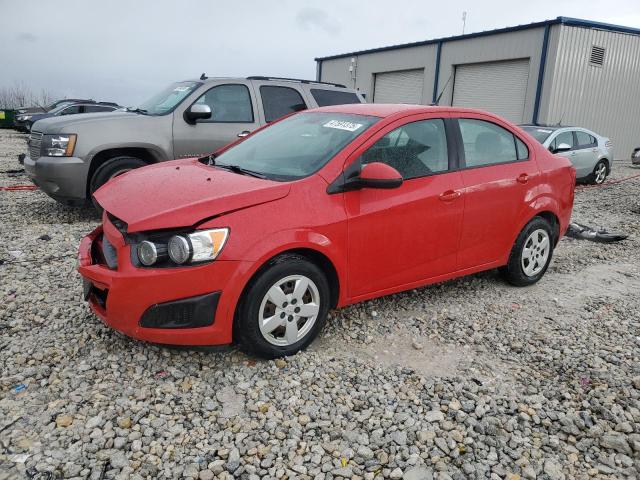 1G1JA5SH8D4237375 - 2013 CHEVROLET SONIC LS RED photo 1