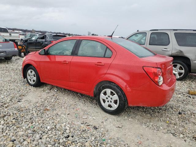 1G1JA5SH8D4237375 - 2013 CHEVROLET SONIC LS RED photo 2