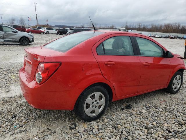 1G1JA5SH8D4237375 - 2013 CHEVROLET SONIC LS RED photo 3