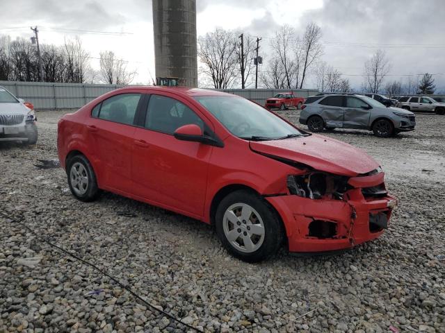1G1JA5SH8D4237375 - 2013 CHEVROLET SONIC LS RED photo 4