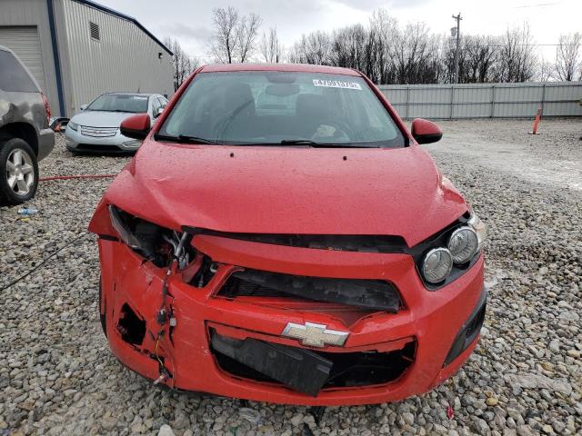 1G1JA5SH8D4237375 - 2013 CHEVROLET SONIC LS RED photo 5