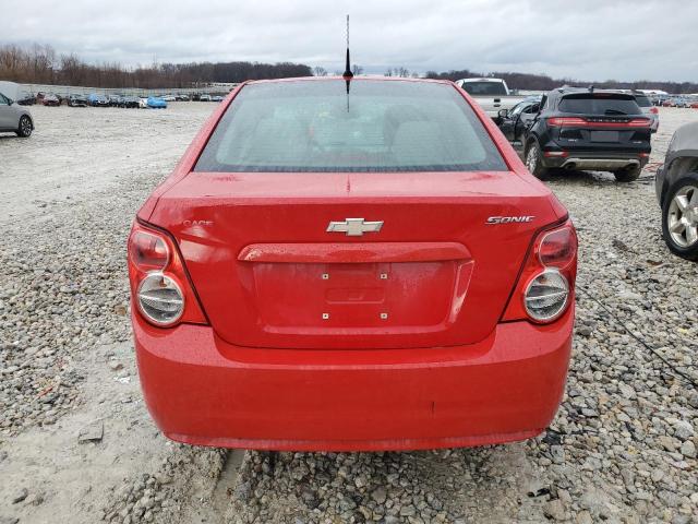 1G1JA5SH8D4237375 - 2013 CHEVROLET SONIC LS RED photo 6