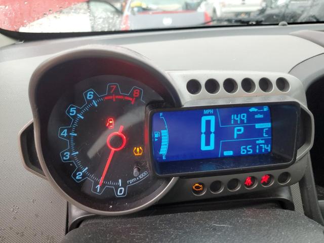 1G1JA5SH8D4237375 - 2013 CHEVROLET SONIC LS RED photo 9