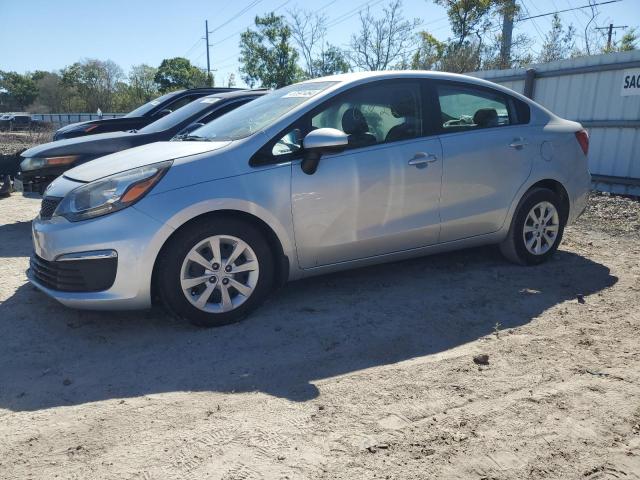 KNADM4A34G6588284 - 2016 KIA RIO LX SILVER photo 1