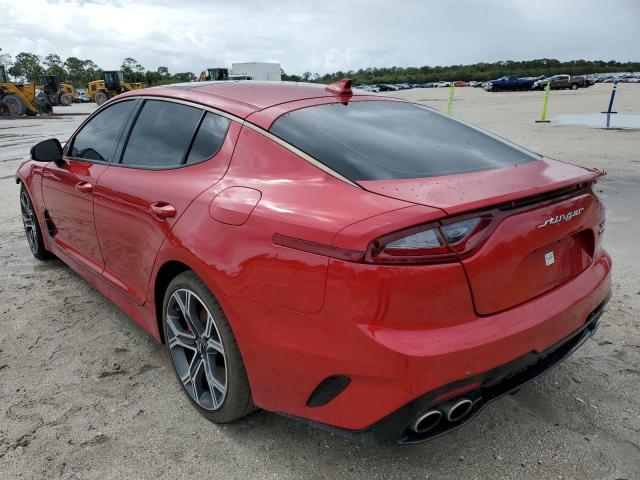 KNAE55LC0J6024644 - 2018 KIA STINGER GT2 RED photo 2