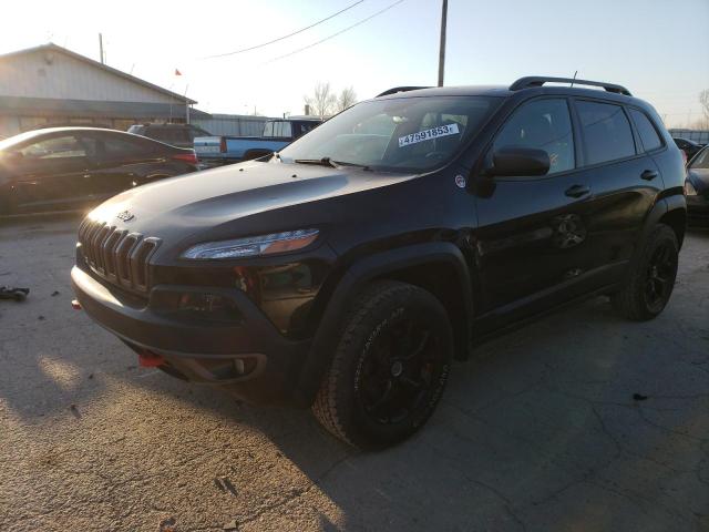 1C4PJMBS7FW718328 - 2015 JEEP CHEROKEE TRAILHAWK BLACK photo 1